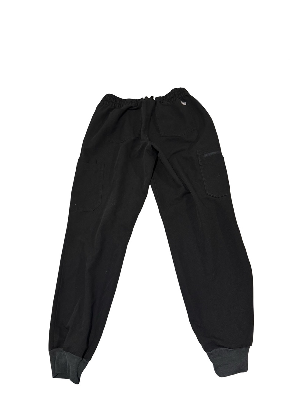 FIGS Womens M Zamora Black Jogger Scrub Pants W20SW2028 Cargo Zip Hospital - Picture 3 of 7